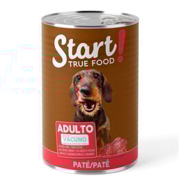 Start Adult Vitela lata para cães