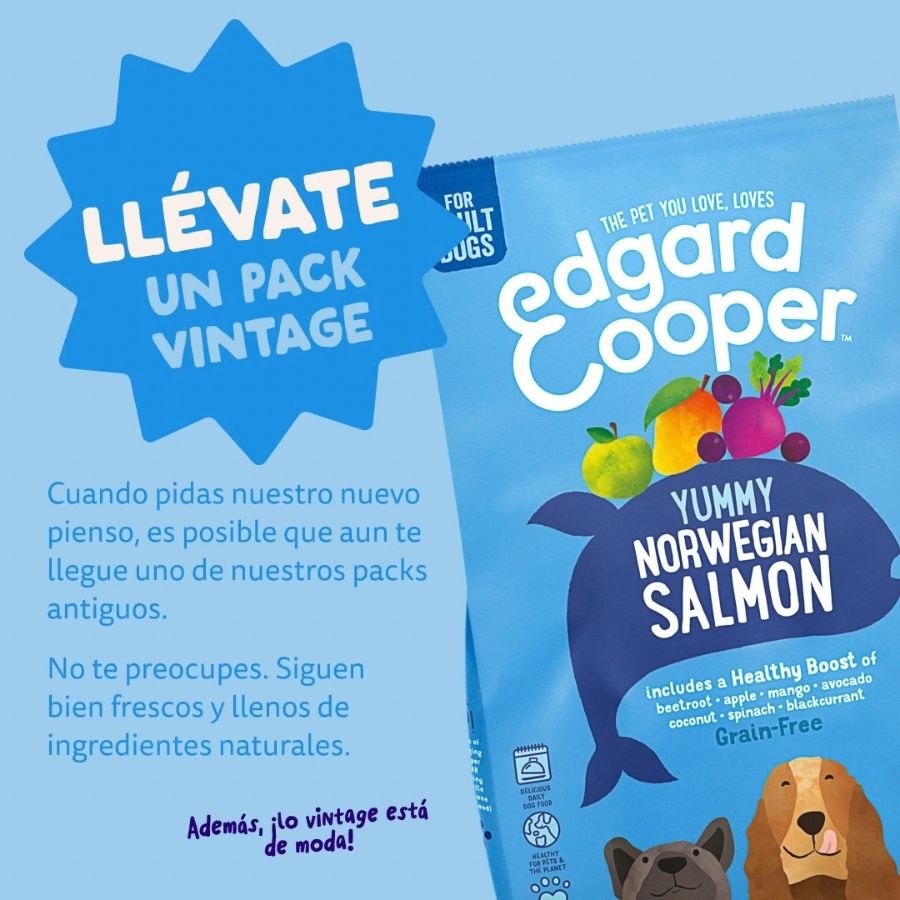 12 kg Edgard Y Cooper Adult Salm&atilde;o ra&ccedil;&atilde;o para c&atilde;es, , large Imagem n&uacute;mero 2
