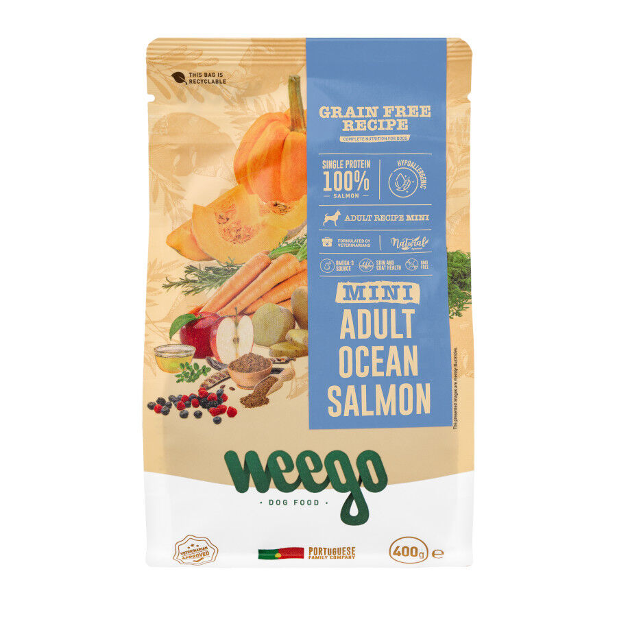 Weego Grain Free Mini Adult Ocean Ra&ccedil;&atilde;o de salm&atilde;o para c&atilde;es, , large Imagem n&uacute;mero 1