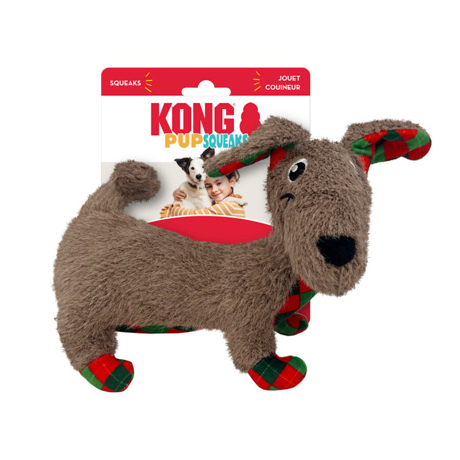 Kong Holiday PupSqueaks C&atilde;o de peluche para c&atilde;es, , large Imagem n&uacute;mero 2