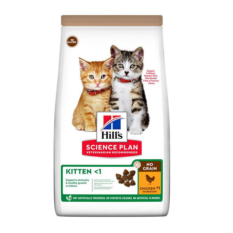 1.5 kg Hill's Kitten Science Plan No Grain Kitten Frango ra&ccedil;&atilde;o, , large Imagem n&uacute;mero 2
