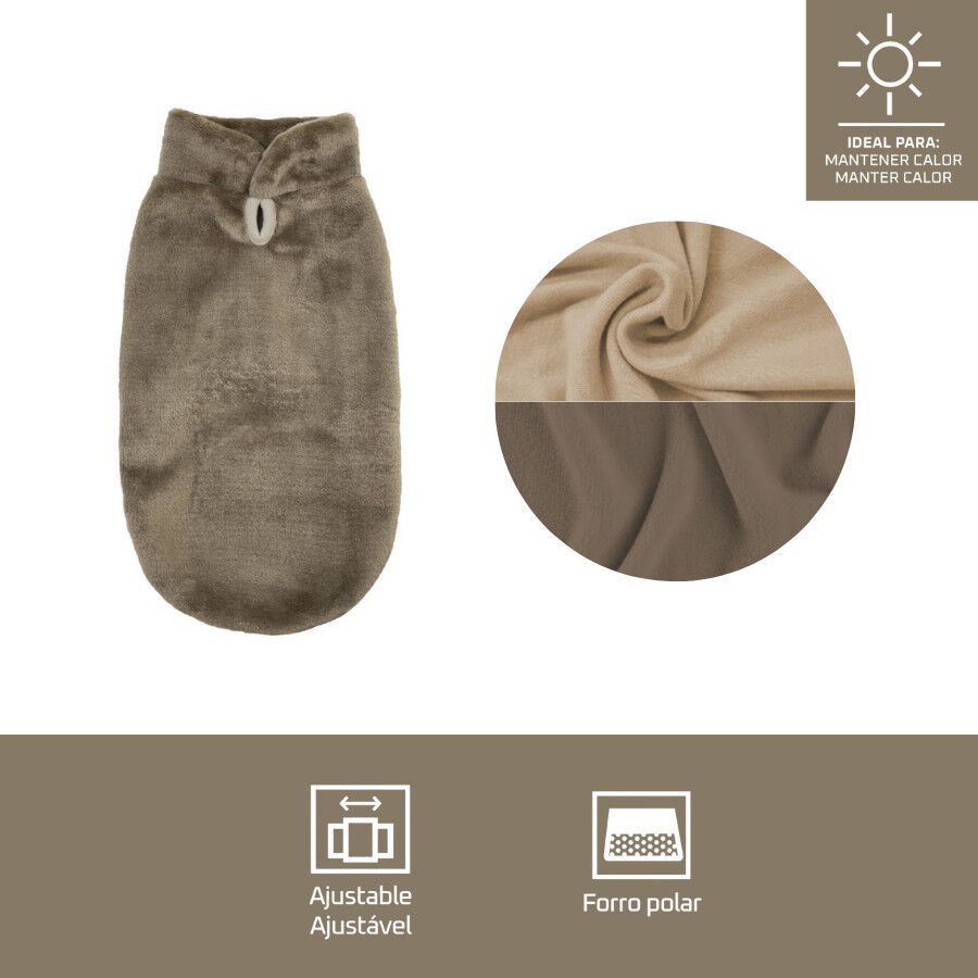 Outech Casaco Polar Castanho para c&atilde;es, , large Imagem n&uacute;mero 5