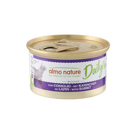 Almo Nature Adult Daily Mousse de Coelho lata para gatos