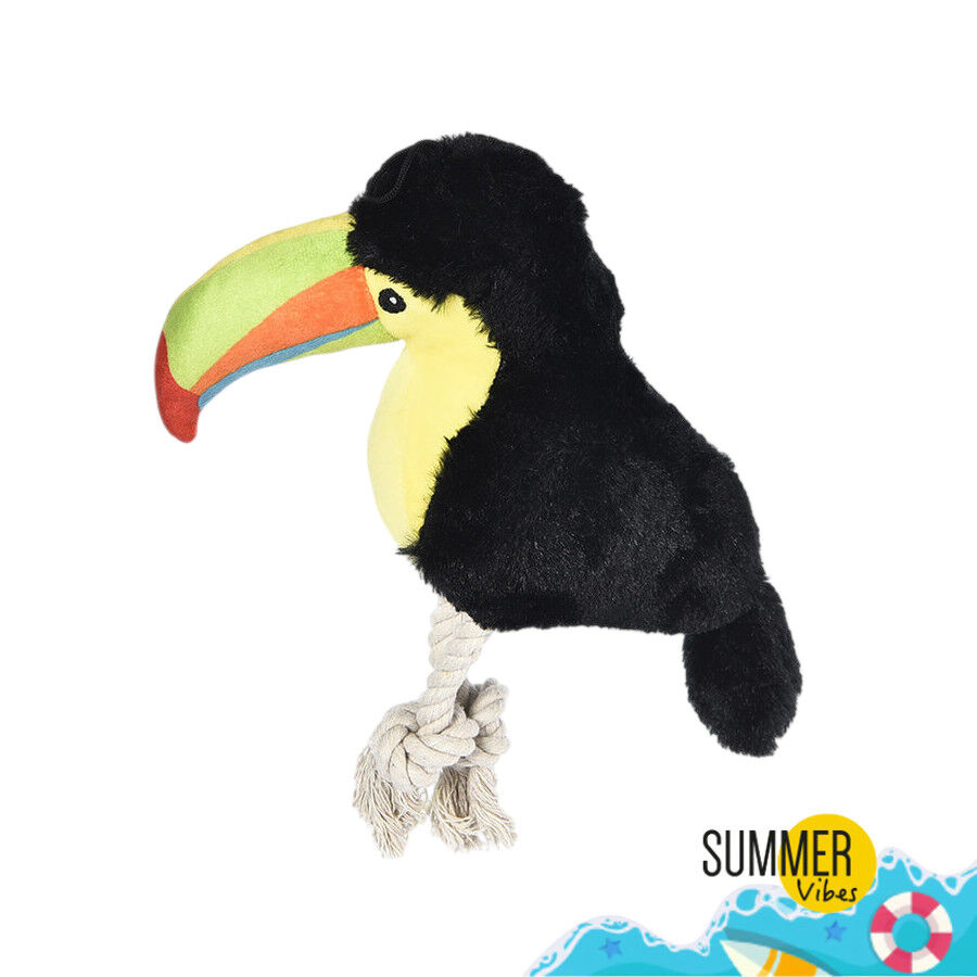 Summer Vibes Tucano de Peluche com Corda para c&atilde;es, , large Imagem n&uacute;mero 2