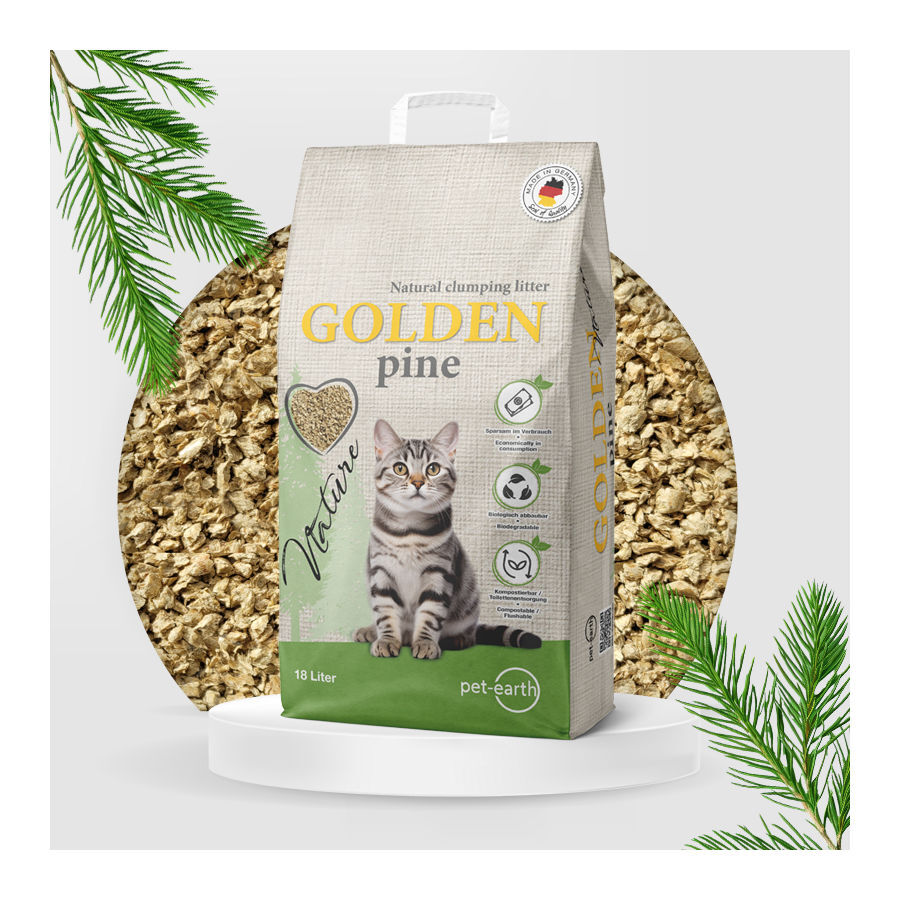 Golden Grey Pine Clumping Cat Litter, , large Imagem n&uacute;mero 2