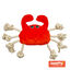 Tootoy! Comfort Fresh Crab peluche com corda para cães, , large Indicador imagem número 2