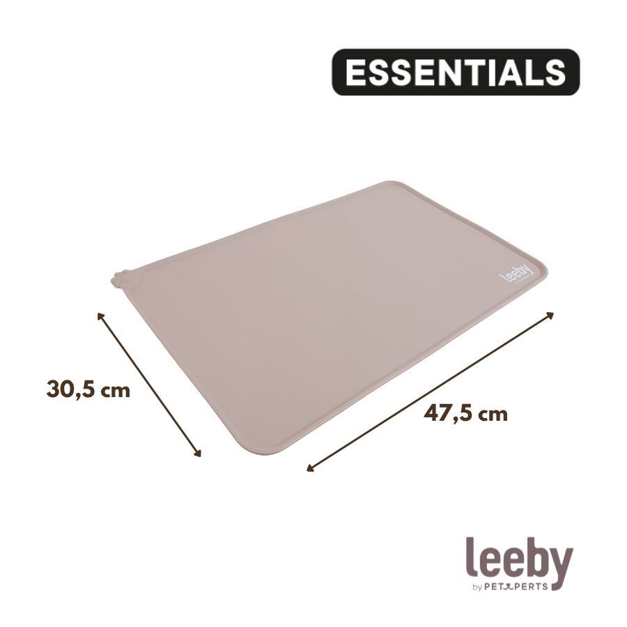 Leeby Tapete Antiderrapante para Comedouros de c&atilde;es e gatos, , large Imagem n&uacute;mero 4