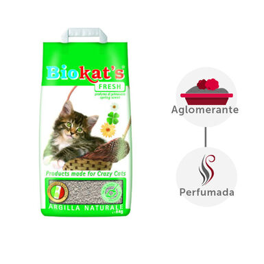 GimPet Biokat’s Fresh areia de aglomeração para gatos