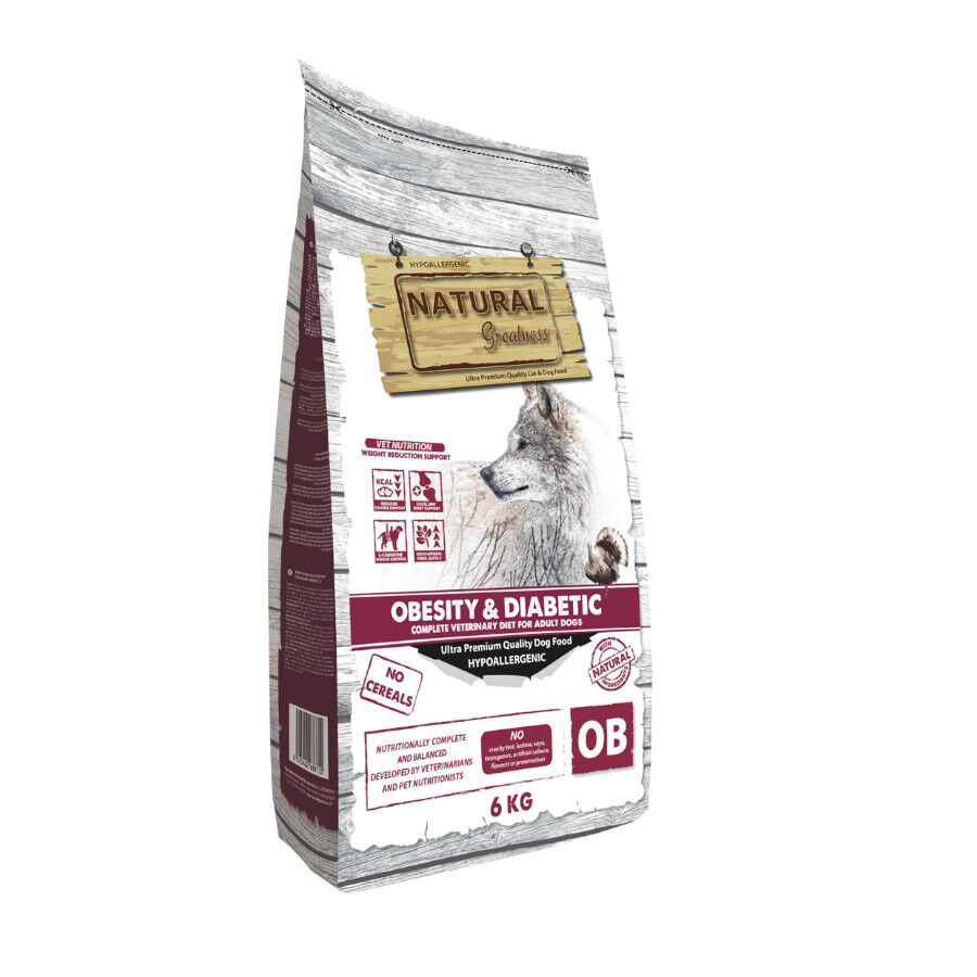Natural Greatness Obesity & Diabetic Ra&ccedil;&atilde;o Hipoalerg&eacute;nica para c&atilde;es, , large Imagem n&uacute;mero 3