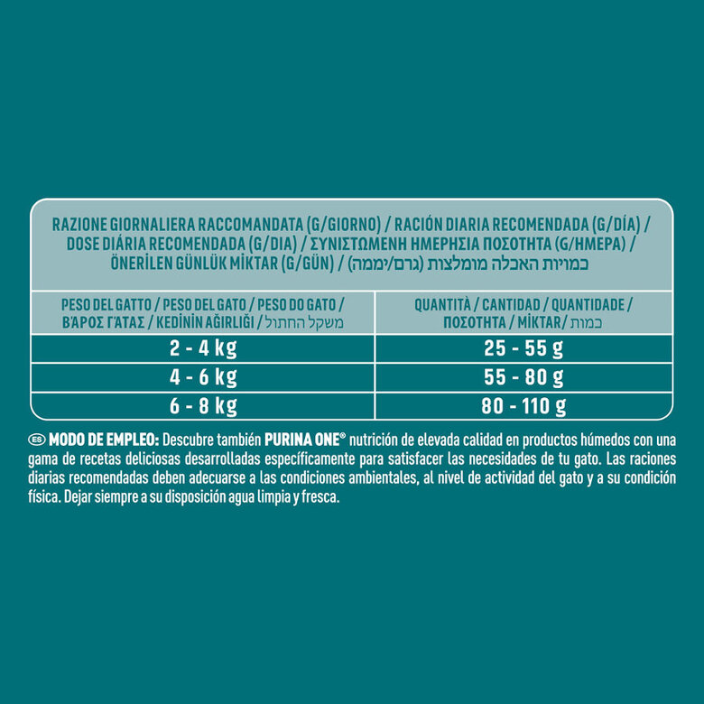 1.5 kg Purina One Indoor Ração de Peru e Cereais para gatos,  Imagem número 3 1.5 kg Purina One Indoor Ração de Peru e Cereais para gatos, , large Imagem número 3
