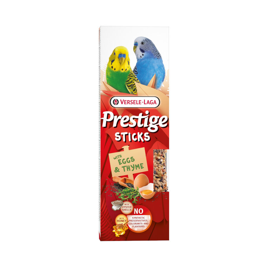 Versele-Laga Prestige Sticks Ovos e Tomilho para Periquitos, , large Imagem n&uacute;mero 1