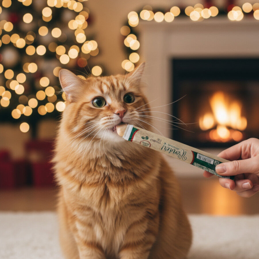 1 saqueta Wonder Christmas Snack l&iacute;quido de Natal para gatos, , large Imagem n&uacute;mero 2