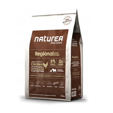 Naturea Adult Small Regional Frango ração para cães