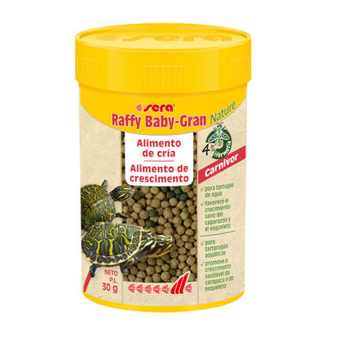 Comida para répteis Sera Raffy Baby-Gran Nature