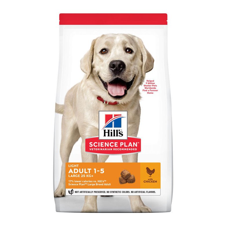 14 kg Hill's Science Plan Light Adult Frango ração para cães,  Imagem número 1 14 kg Hill's Science Plan Light Adult Frango ração para cães, , large Imagem número 1