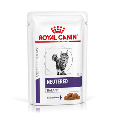 Royal Canin Veterinary Neutered Carne saqueta em molho para gatos