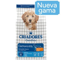 Criadores Cient&iacute;fico Medium-Maxi Ra&ccedil;&atilde;o de frango para cachorros