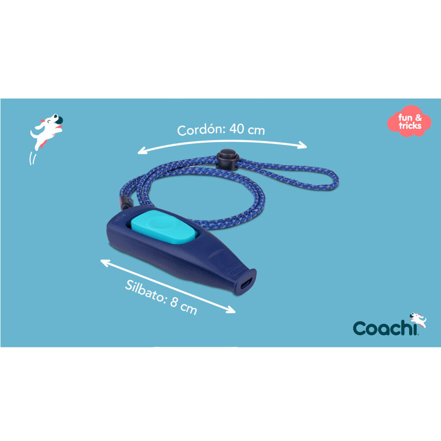 Coachi Cliker com apito azul claro para c&atilde;o, , large Imagem n&uacute;mero 5