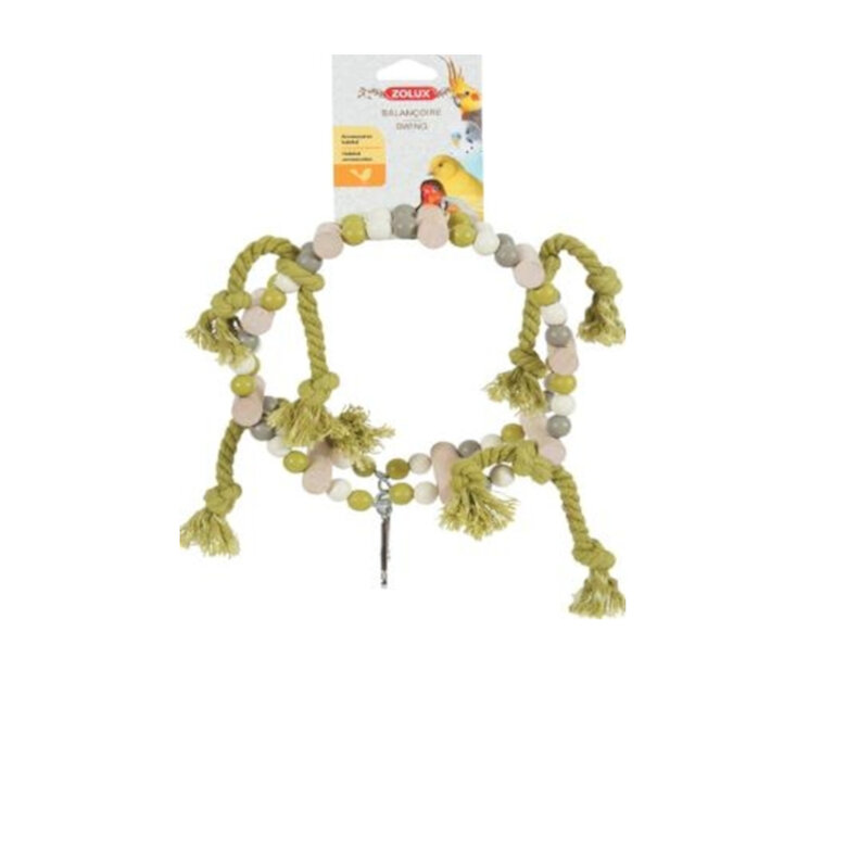 Balanço de roda de madeira Zolux para pássaros,  Imagem número 1 Balanço de roda de madeira Zolux para pássaros, , large Imagem número 1