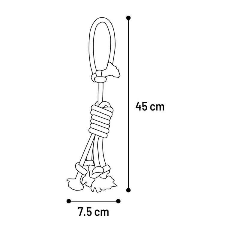 Flamingo Revi Corda com Nós para cães,  Imagem número 2 Flamingo Revi Corda com Nós para cães, , large Imagem número 2