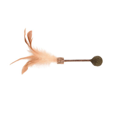 Flamingo Sticks de Madeira com Bola Matatabi para gatos