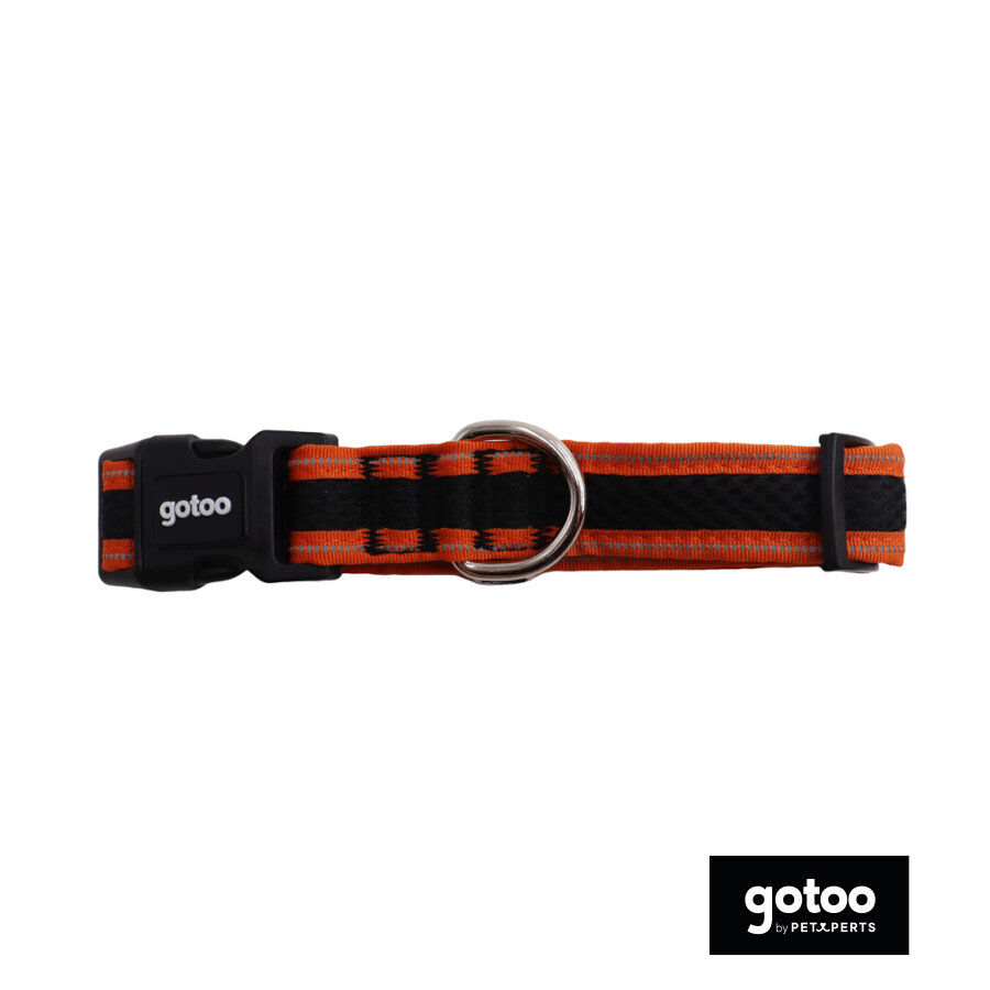 Gotoo Coleira mesh laranja para c&atilde;es, , large Imagem n&uacute;mero 2