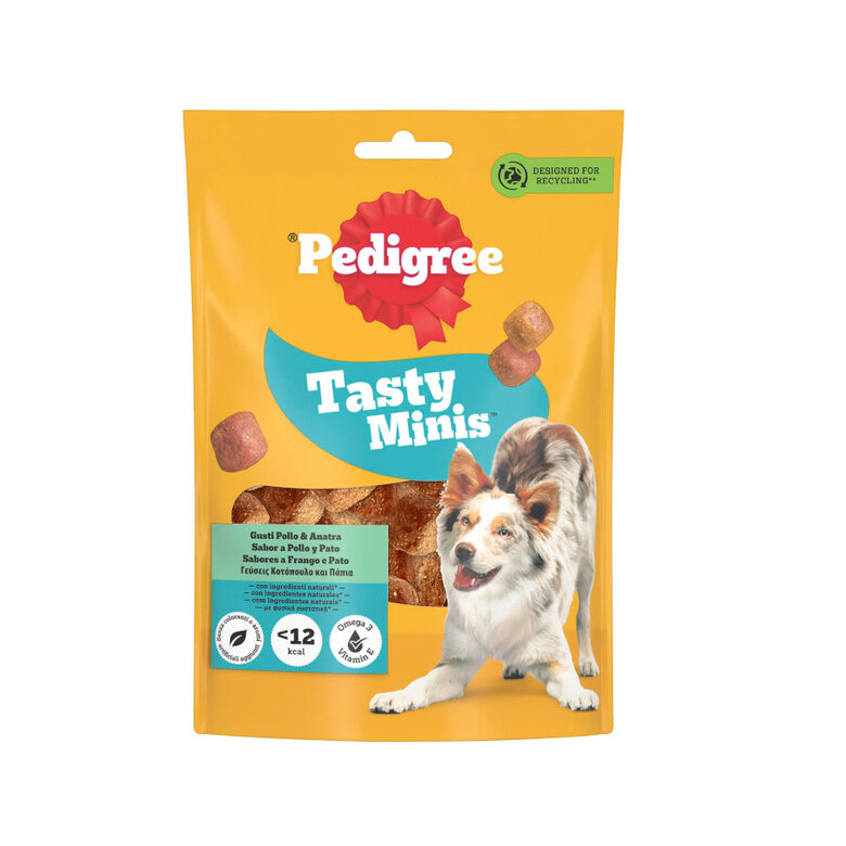 130 g Pedigree Tasty Mini Snacks Sabor Frango e Pato para Cães,  Imagem número 1 130 g Pedigree Tasty Mini Snacks Sabor Frango e Pato para Cães, , large Imagem número 1