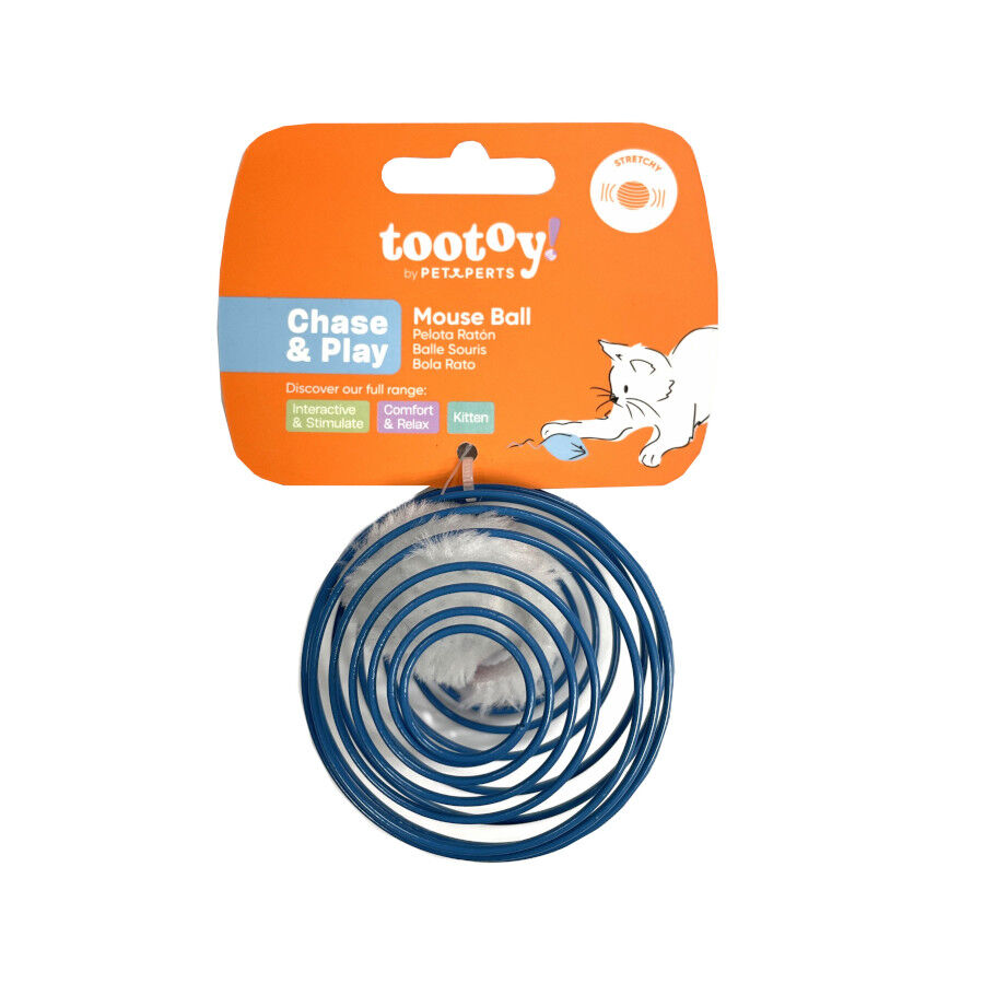 Tootoy! Chase & Play Bola interativa com rato para gatos, , large Imagem n&uacute;mero 10