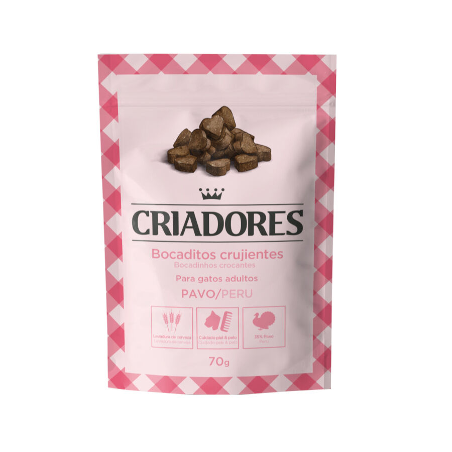 70 g Criadores Snacks Crocantes de Peru para gatos, , large Imagem n&uacute;mero 1