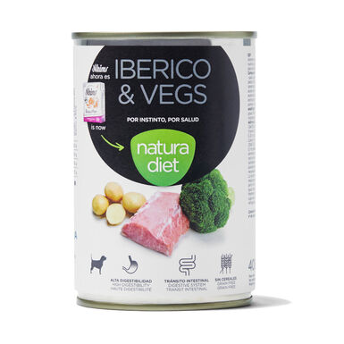 Natura Diet Porco Ibérico e Legumes latas para cães