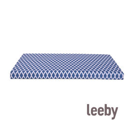 Leeby colchão azul impermeável para cães