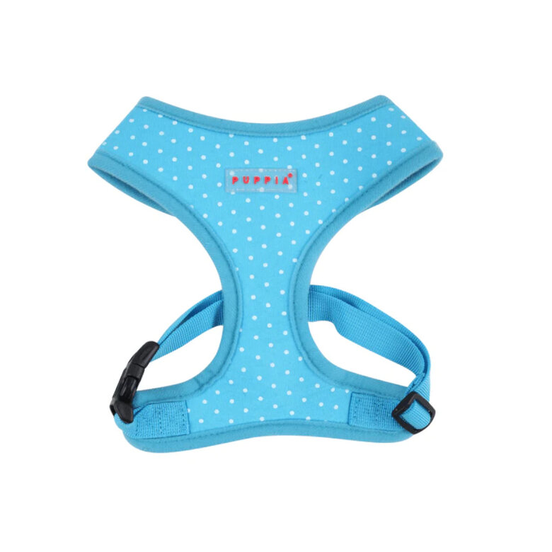 Puppia Dotty Peitoral Azul Celeste para cães,  Imagem número 1 Puppia Dotty Peitoral Azul Celeste para cães, , large Imagem número 1