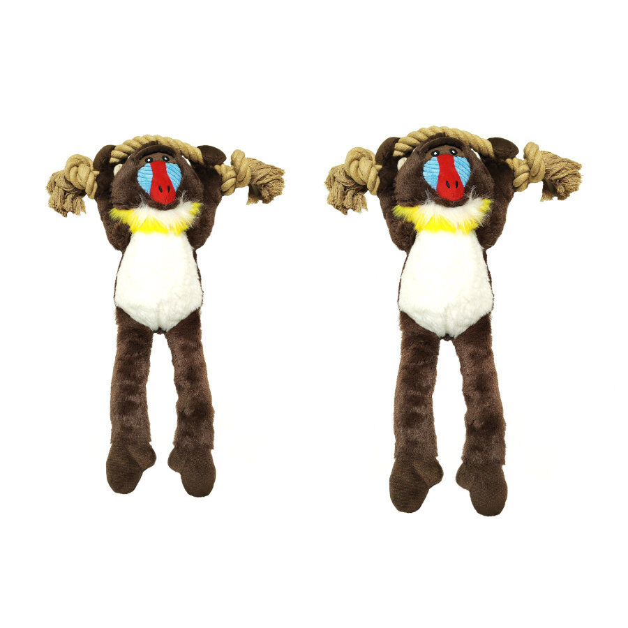 Tootoy! Comfort Hanging Monkey Cuddler peluche com som para c&atilde;es, , large Imagem n&uacute;mero 3