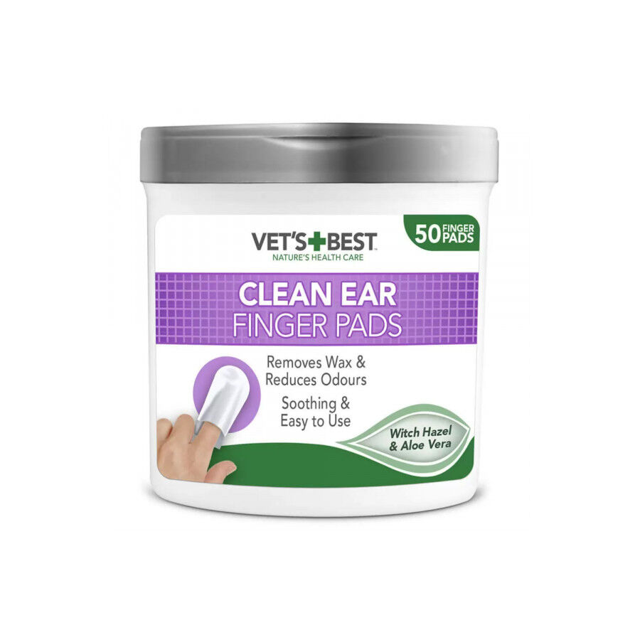 Vet's+Best Finger Pads Limpador de ouvidos para c&atilde;es, , large Imagem n&uacute;mero 1