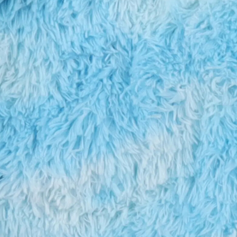 Flamingo Demi Redonda Azul cama para cães e gatos, , large image number null