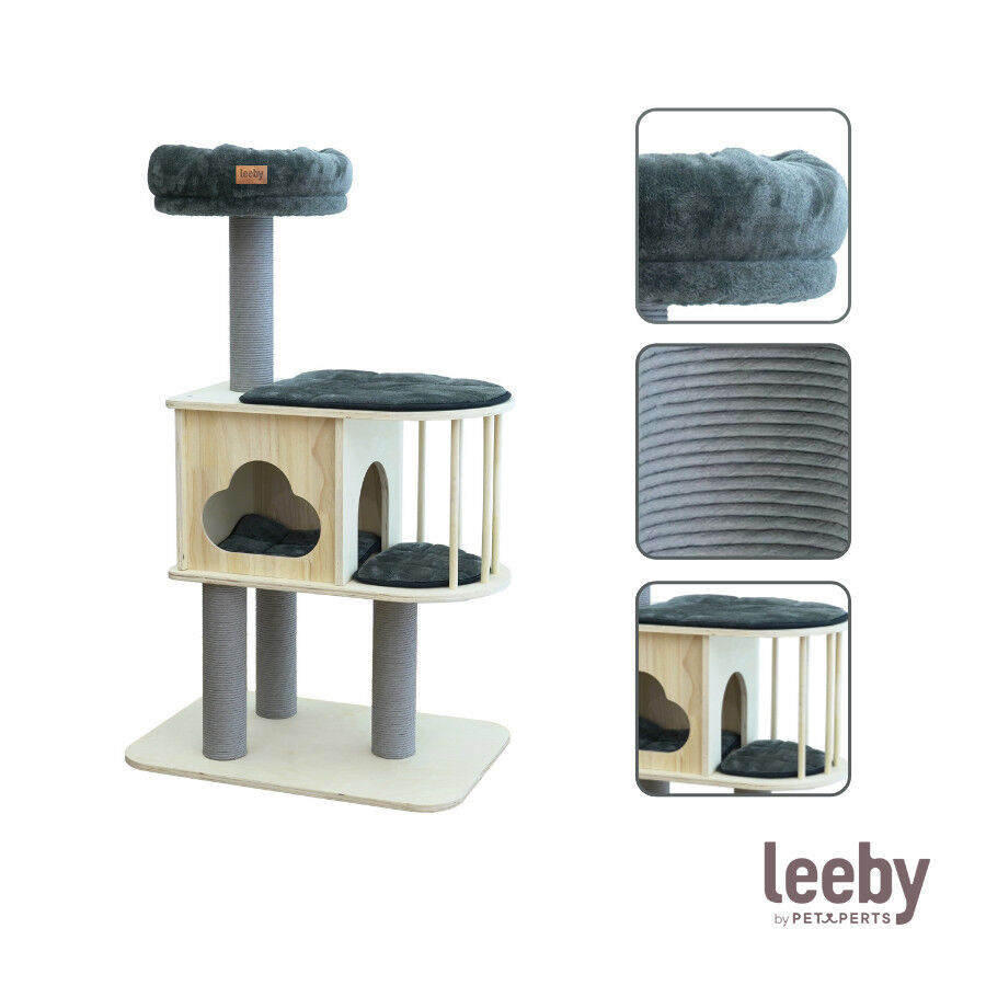 Leeby Cloud Collection torre arranhadora com cama nido para gatos, , large Imagem n&uacute;mero 5