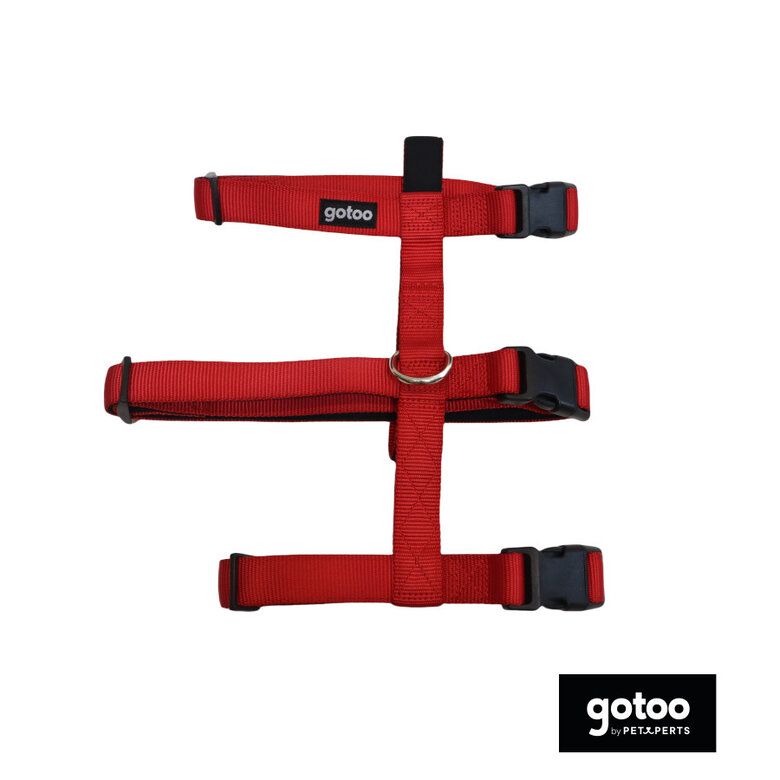 Gotoo Arnês antievasão vermelho para cães,  Imagem número 2 Gotoo Arnês antievasão vermelho para cães, , large Imagem número 2
