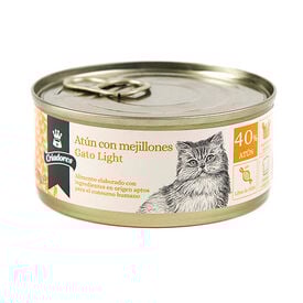 Criadores Light Atum e Mexilhões em lata para gatos 
