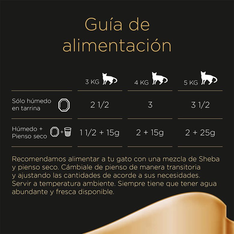 6 saquetas x 50 g Sheba Délices du Jour em Atum, Bacalhau e Molho de Peixe Branco ração húmida para gatos,  Imagem número 5 6 saquetas x 50 g Sheba Délices du Jour em Atum, Bacalhau e Molho de Peixe Branco ração húmida para gatos, , large Imagem número 5