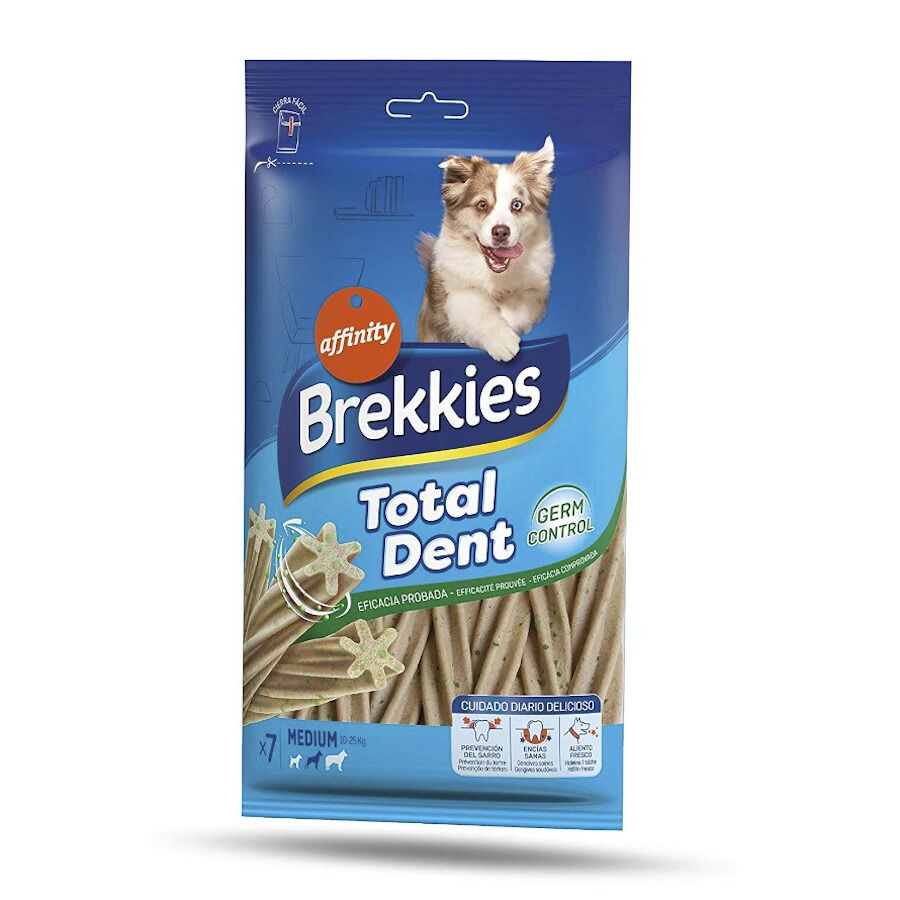 7 sticks Affinity Brekkies Total Dent Medium Snacks dentais para c&atilde;es, , large Imagem n&uacute;mero 1