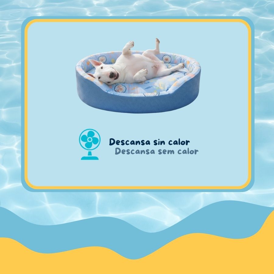 Summer Vibes Cool Bed Club Cama Refrescante para c&atilde;es, , large Imagem n&uacute;mero 3