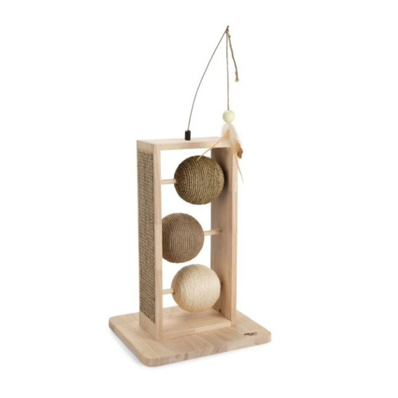 Designed by Lotte Lomax Esfera Brinquedo Interativo de Madeira para gatos ,  Imagem número 1 Designed by Lotte Lomax Esfera Brinquedo Interativo de Madeira para gatos , , large Imagem número 1