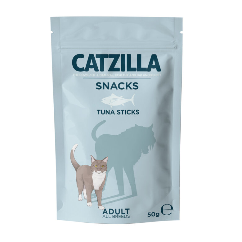 50 g Catzilla Sticks Mini Piccolinis de Atum para gatos,  Imagem número 1 50 g Catzilla Sticks Mini Piccolinis de Atum para gatos, , large Imagem número 1