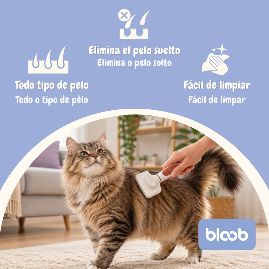Bloob Escova cardadeira autolimpante para gatos, , large Imagem n&uacute;mero 3