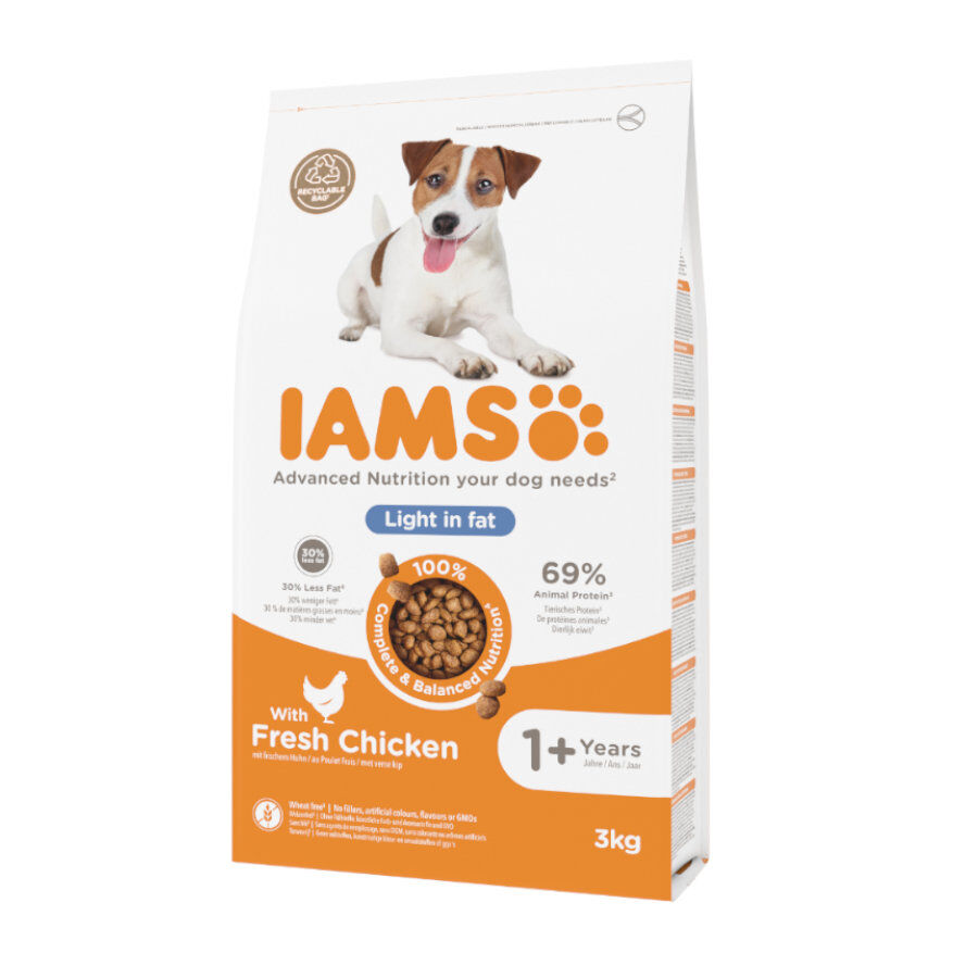 3 kg IAMS For Vitality Frango ra&ccedil;&atilde;o para c&atilde;es, , large Imagem n&uacute;mero 1