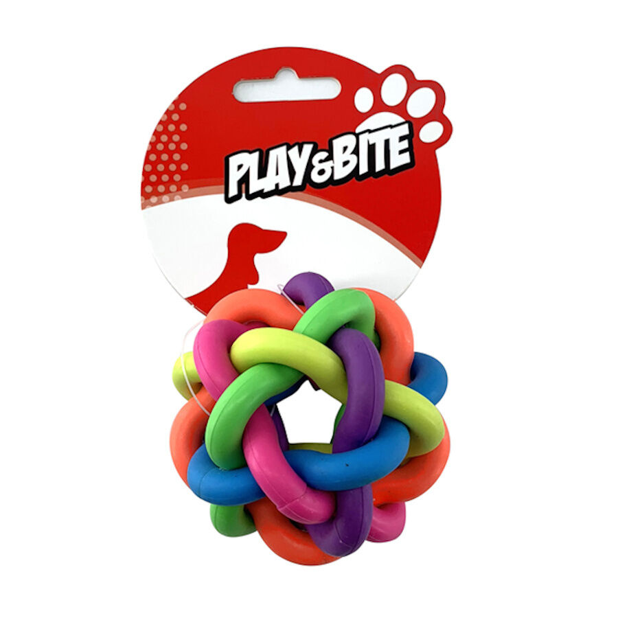 Play&Bite Bola Arco-&iacute;ris para c&atilde;es, , large Imagem n&uacute;mero 1