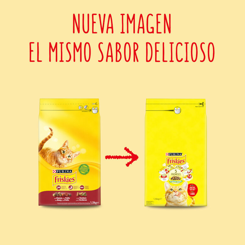 20 kg Friskies Adult Vaca, Frango e Legumes ração para gatos,  Imagem número 2 20 kg Friskies Adult Vaca, Frango e Legumes ração para gatos, , large Imagem número 2