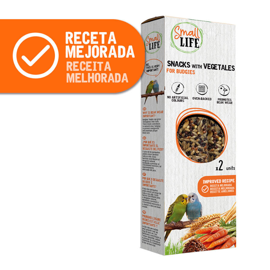 2 barritas Small Life Barritas Snack com Vegetais para periquitos, , large Imagem n&uacute;mero 2
