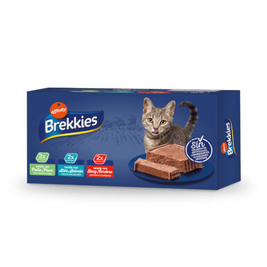 Affinity Brekkies Terrinas para gatos - Multipack 6