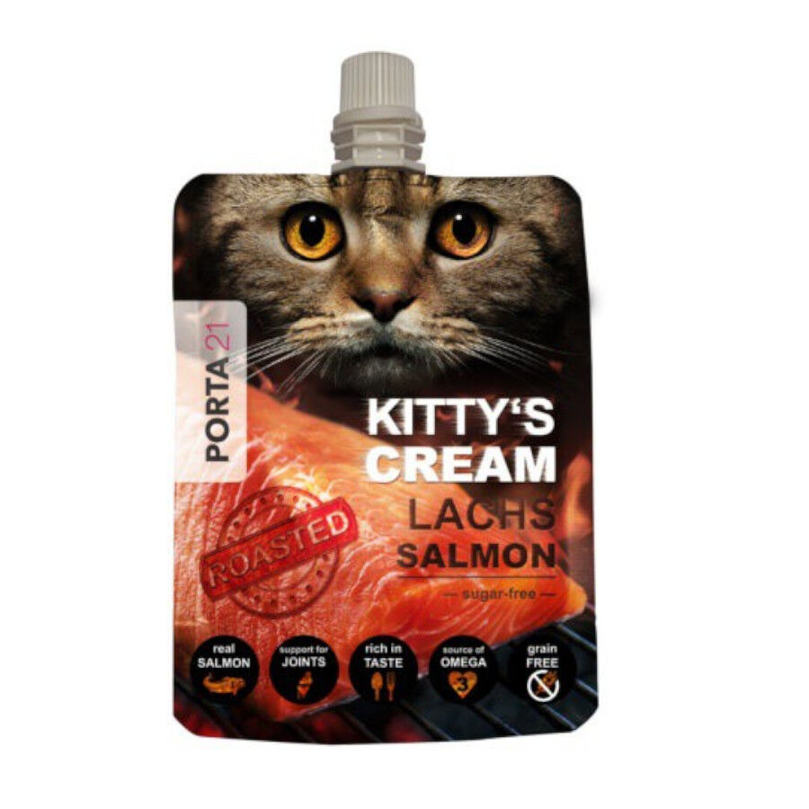 90 g Porta21 Snack Cremoso Salm&atilde;o para gatos, , large Imagem n&uacute;mero 1